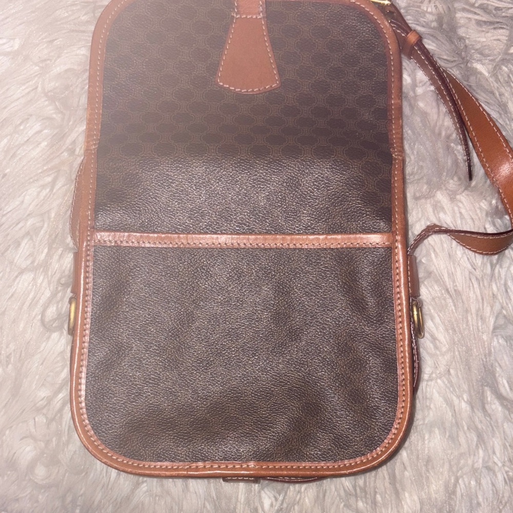 Authentic Celine Brown and Tan Crossbody Bag - Picture 9 of 12